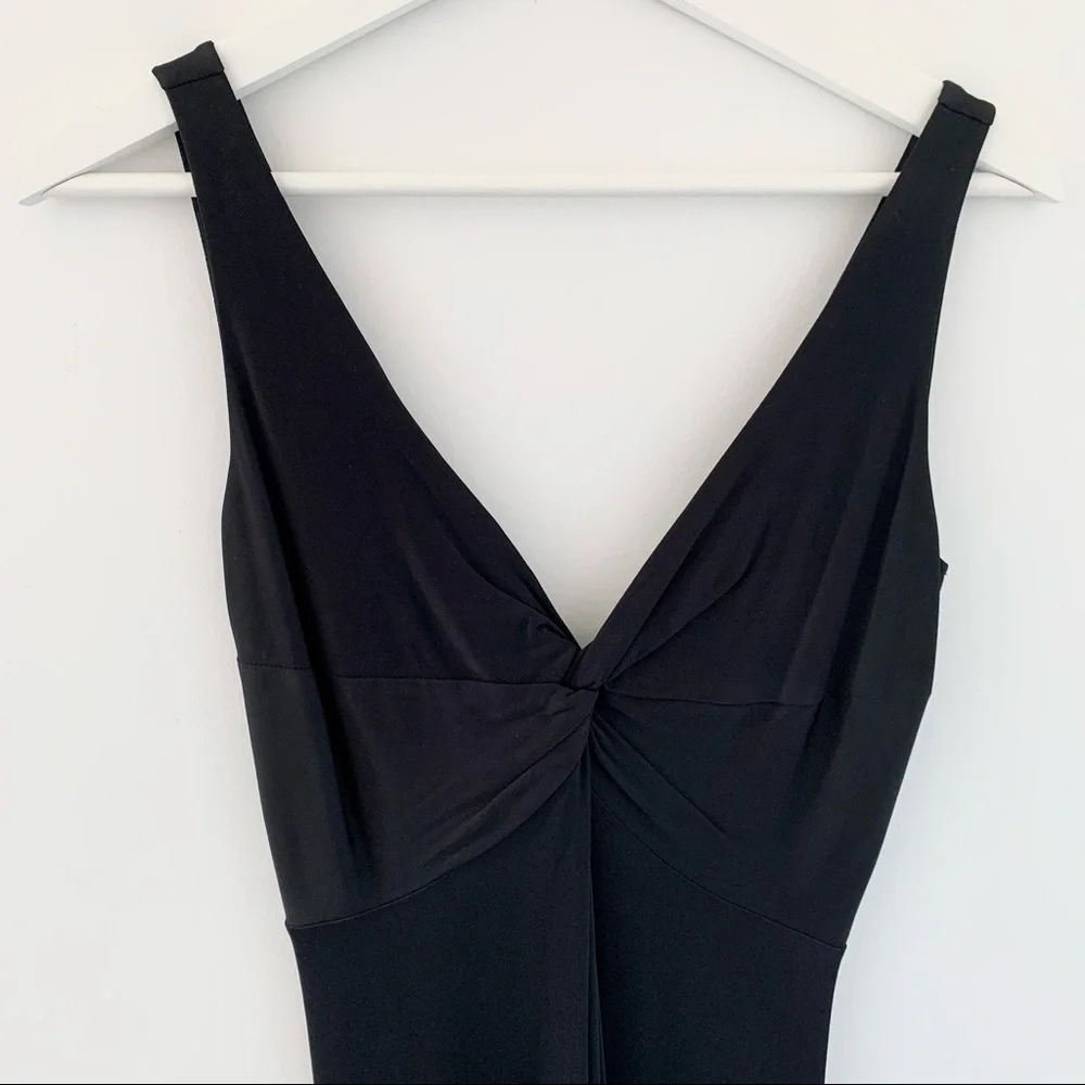 *SOLD* Sandra Angelozzi elegant black midi dress - Picture 8 of 9